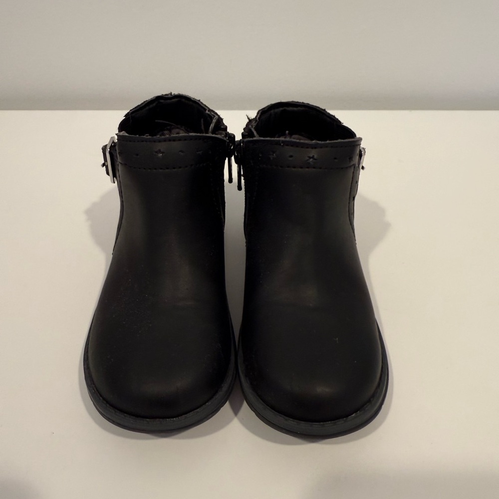 Kids Black Ankle Boots